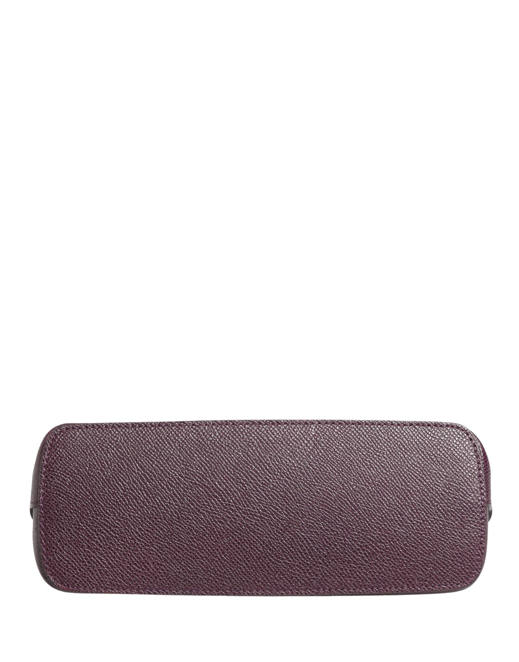 Dolce & Gabbana Dark Purple Leather DG Logo Zip Around Hand Purse Wallet