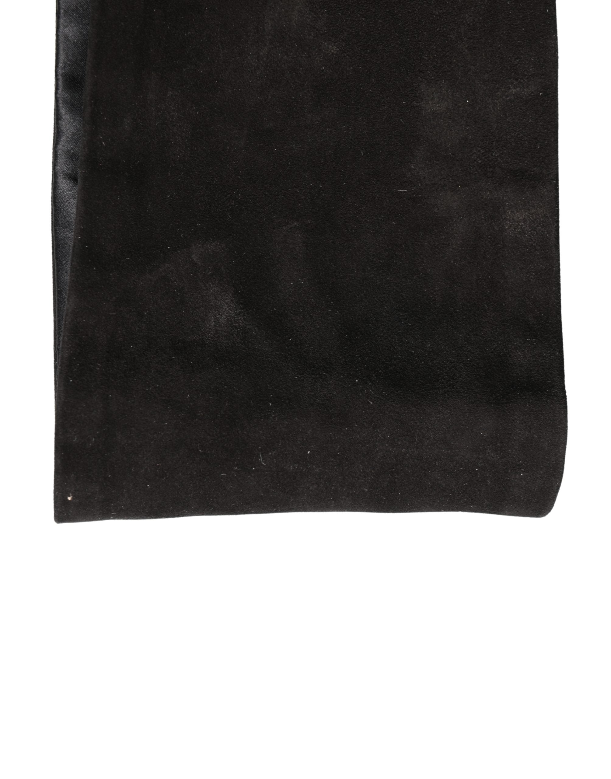 Dolce & Gabbana Black Velvet Wide Belt Waist  Cummerband Men