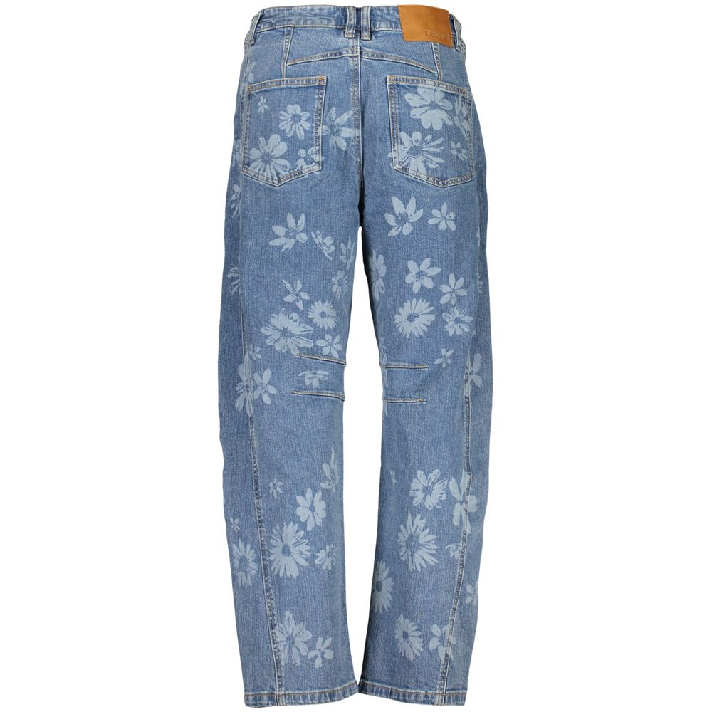 Desigual Blue Cotton Jeans Denim