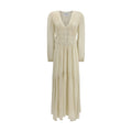 Marant Etoile Beige Viscose Casual Dress