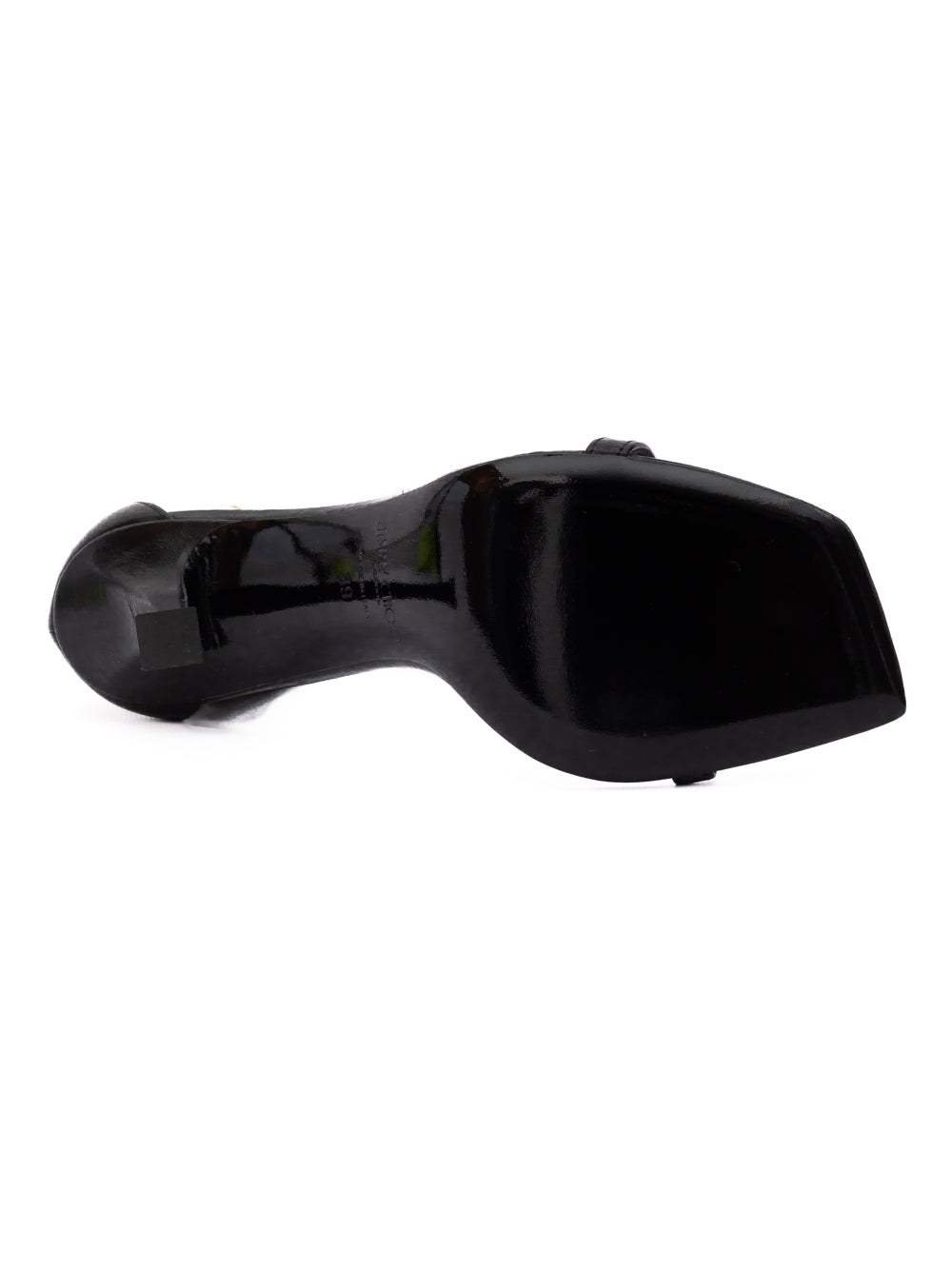Jimmy Choo Black Leather Verity Sandals 100
