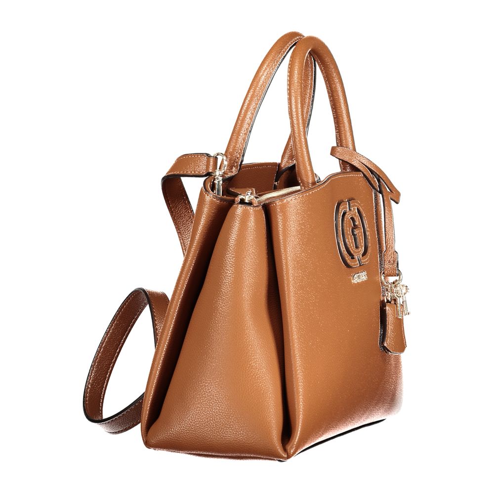 Guess Jeans Brown Polyethylene Handbag