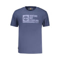 Timberland Blu Cotton Men T-Shirt