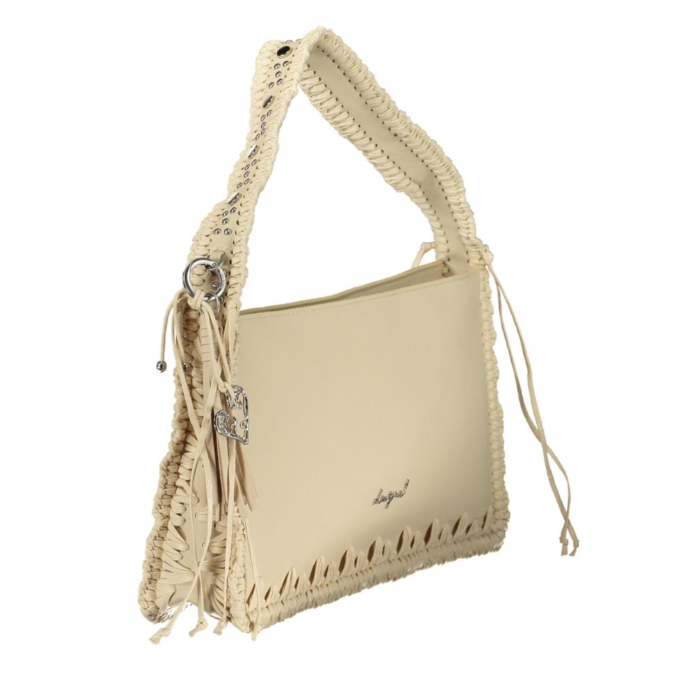 Desigual Beige Polyurethane Women's Handbag