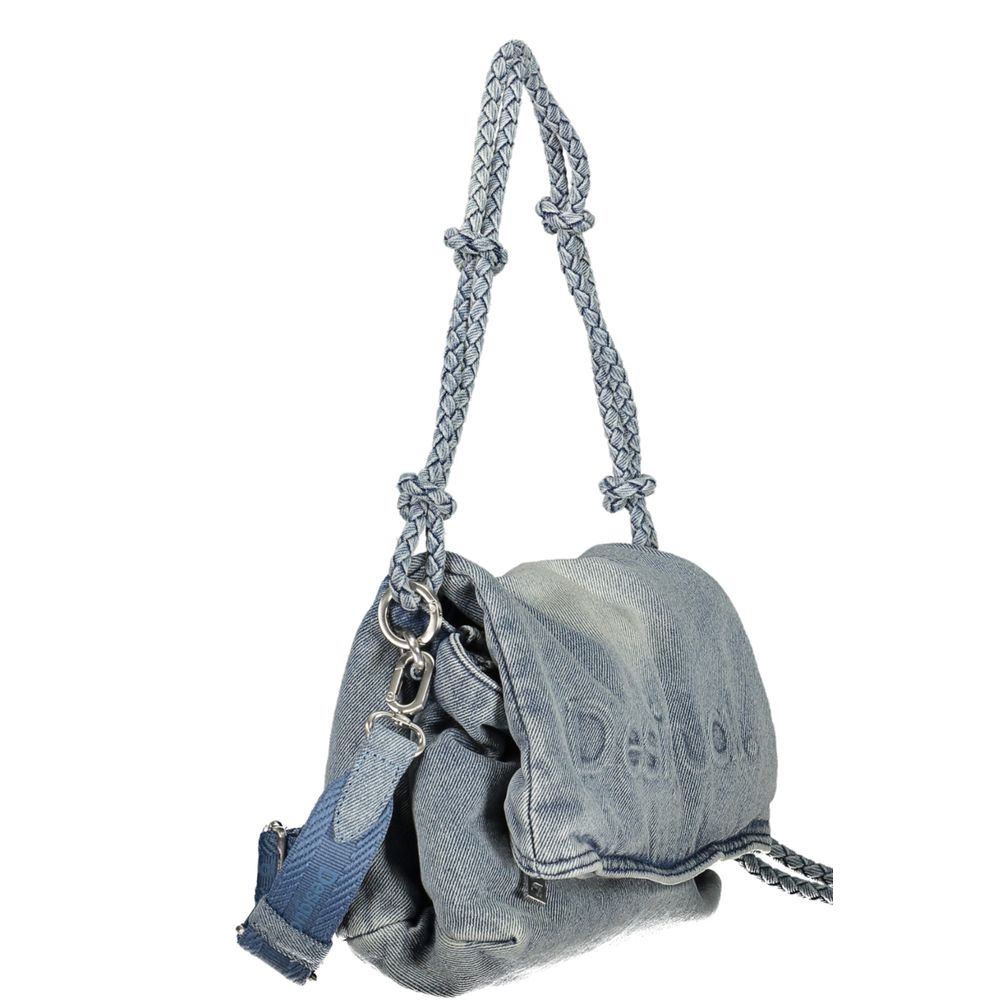 Desigual Blue Cotton Handbag