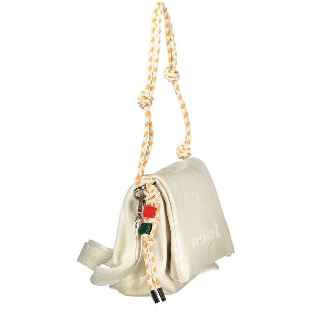 Desigual White Polyethylene Handbag