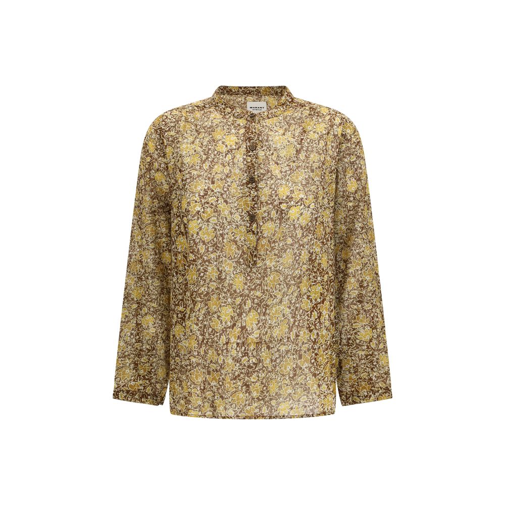 Marant Etoile Bicolor Cotton Blouse
