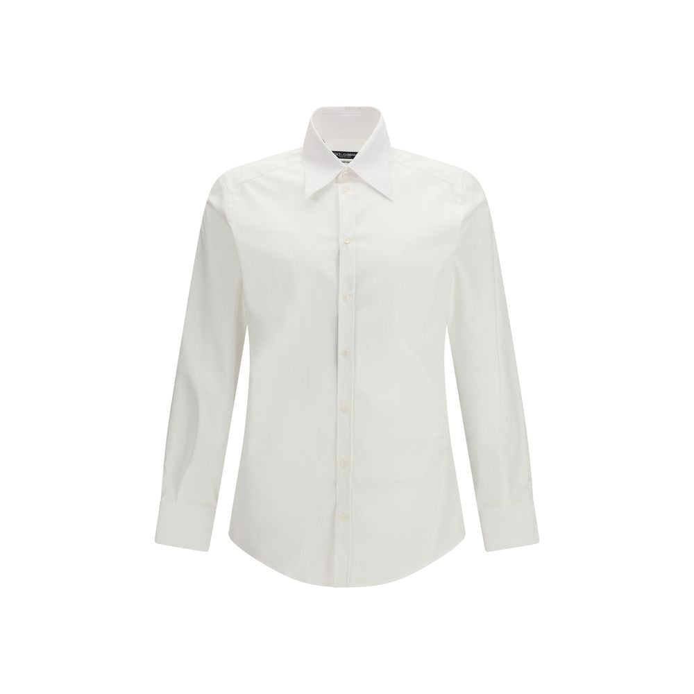 Dolce & Gabbana White Cotton Dress Shirt