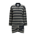 Marant Etoile Gray Cotton Casual Dress