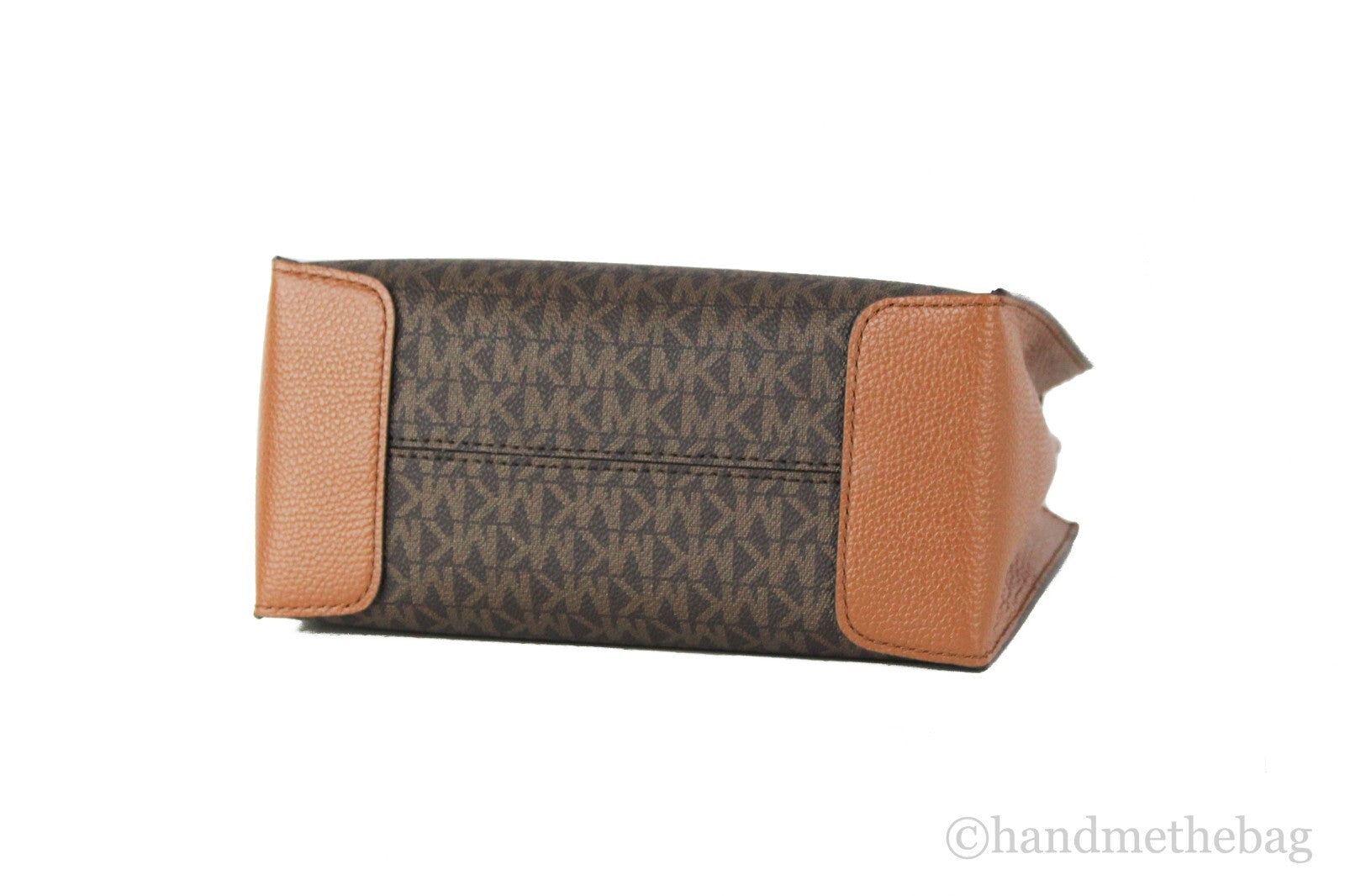 Michael Kors MICHAEL KORS Mercer 35S1GM9M2B Medium Logo And Leather Accordion Crossbody Bag In Brown