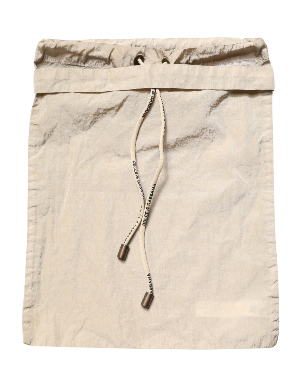 Dolce & Gabbana Braune Nylon-Bade-Shorts mit Kordelzug Bademode