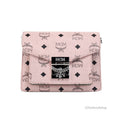 MCM Signature Patricia Leather Mini Flap Lock Crossbody Bag