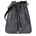 Jimmy Choo Black Satin Crossbody Bag