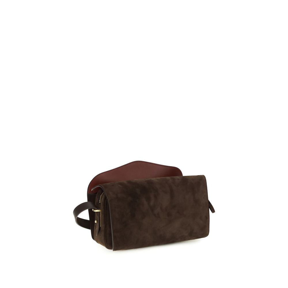 Balenciaga Brown Calf Leather Bos Taurus Shoulder Bag