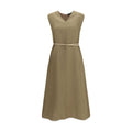 Fabiana Filippi Bicolor Polyamide Long Dress