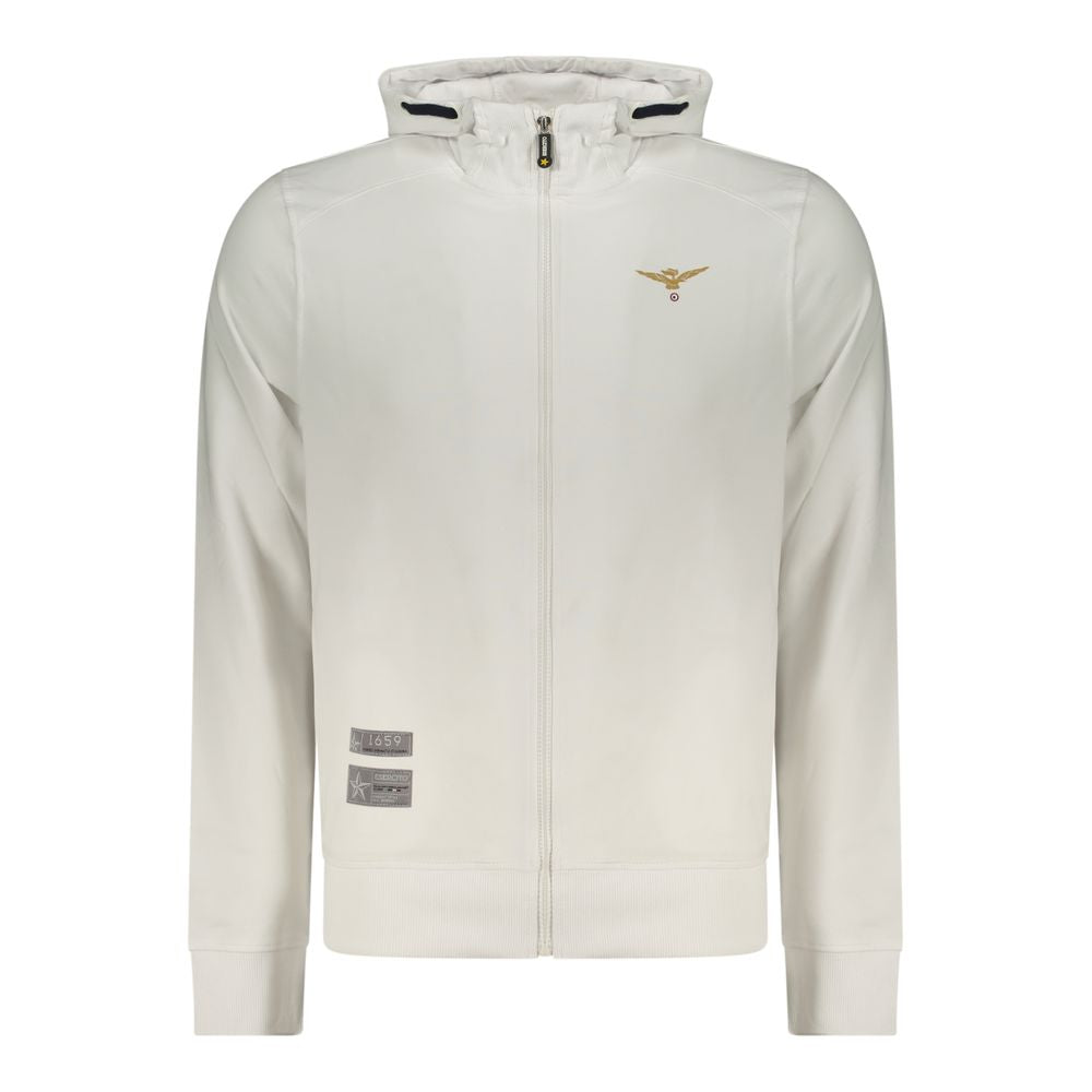 Accademia Militare Bianco Cotton Men's Sweatshirt