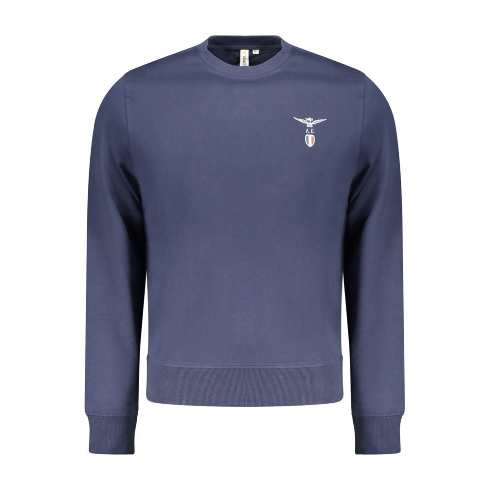 Accademia Militare Blu Cotton Men Sweatshirt