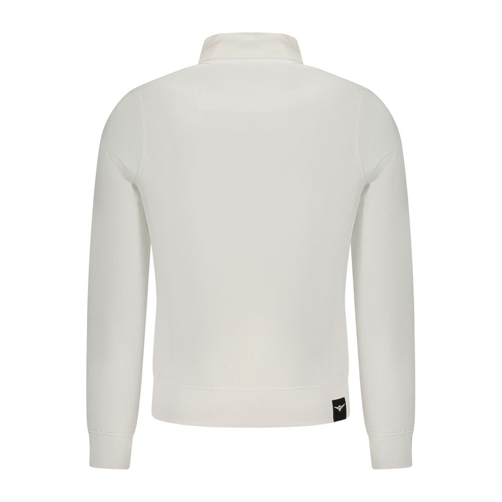 Accademia Militare Bianco Cotton Mens Sweatshirt