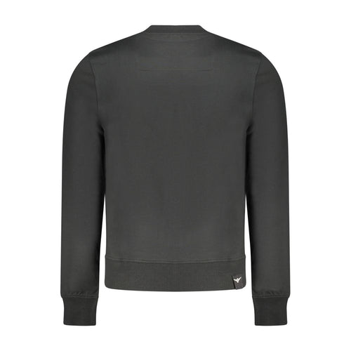 Accademia Militare Black Cotton Mens Sweatshirt