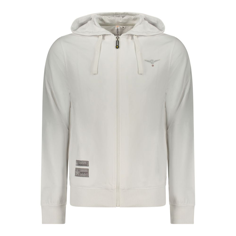 Accademia Militare White Cotton Men's Sweatshirt