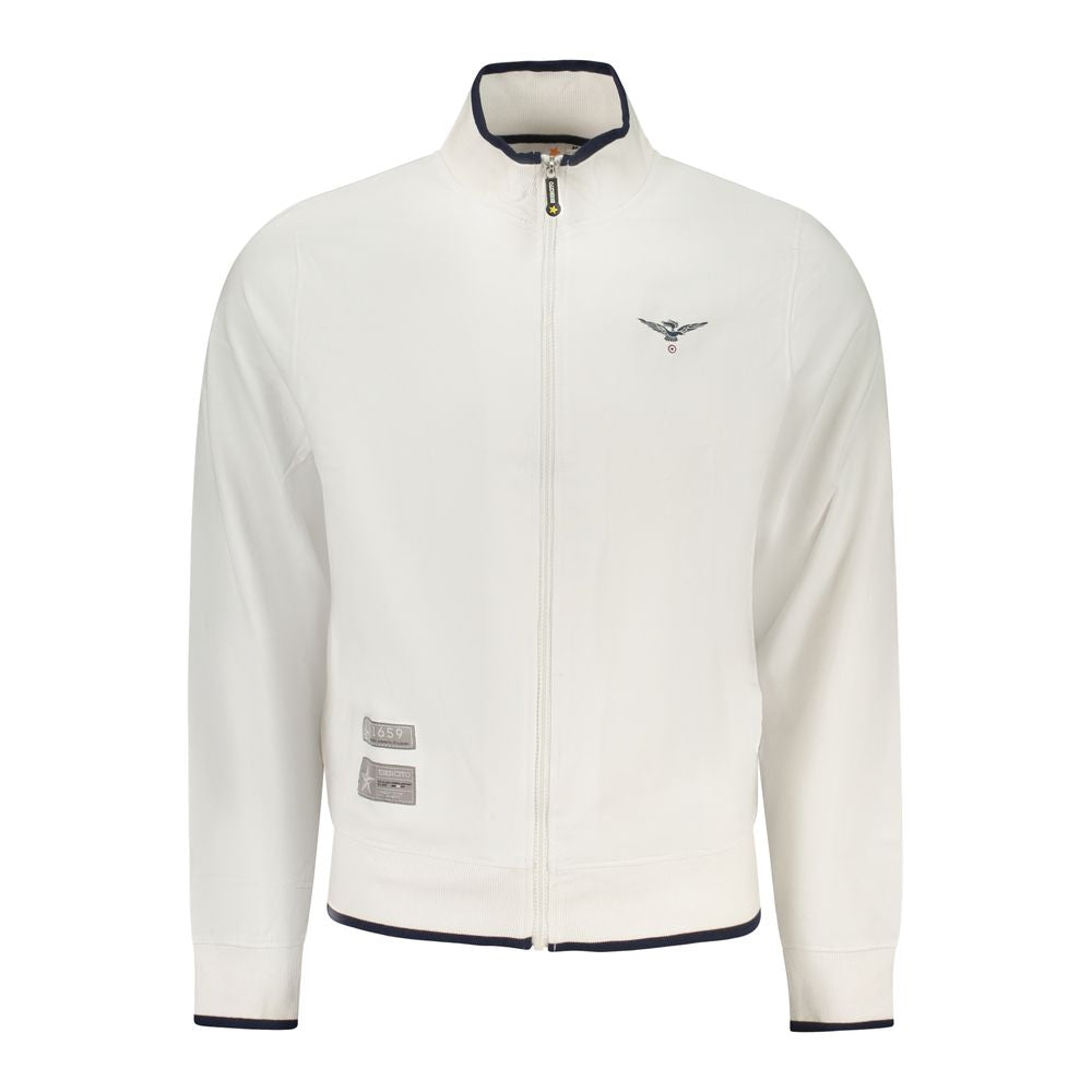 Accademia Militare White Cotton Men's Sweatshirt