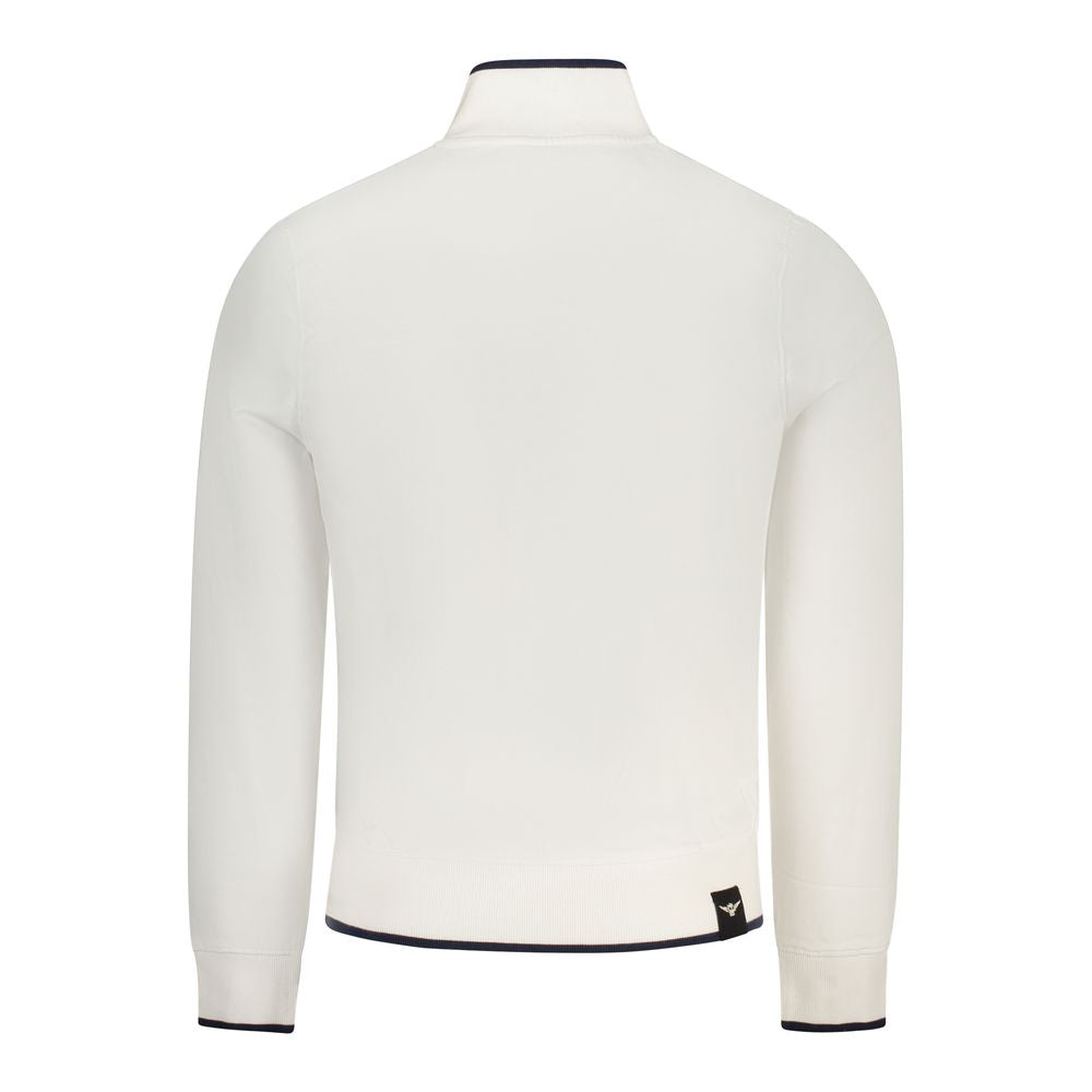Accademia Militare White Cotton Men's Sweatshirt