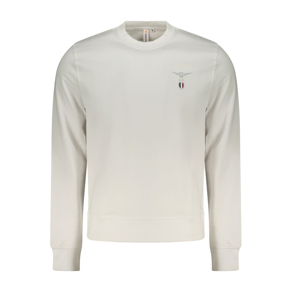 Accademia Militare White Cotton Men's Sweatshirt