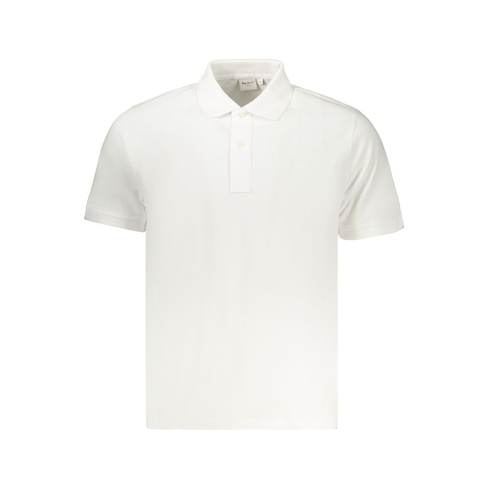 Pepe Jeans Bianco Cotton Mens Polo