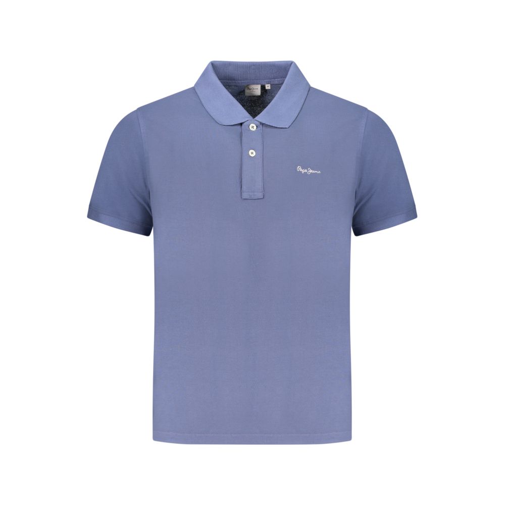 Pepe Jeans Blu Cotton Men Polo