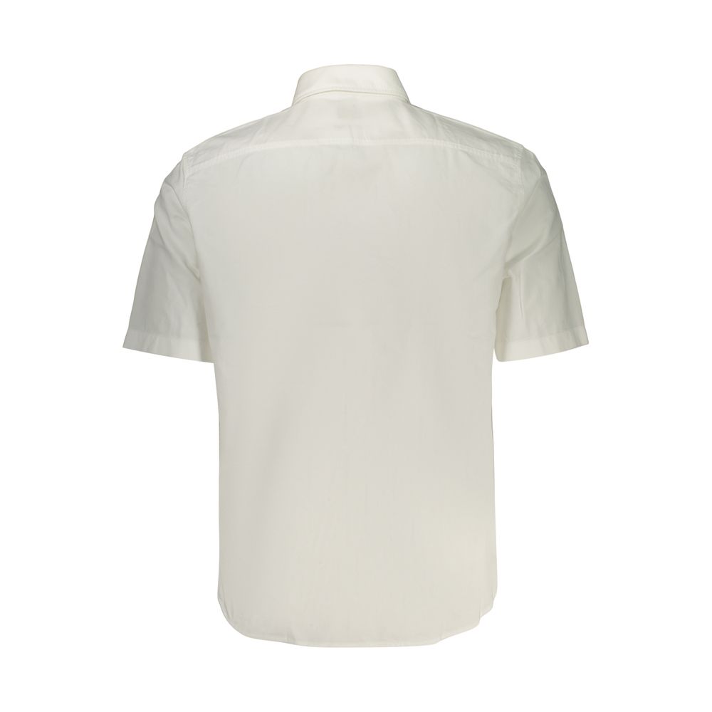 Hugo Boss White Cotton Men's Shirt