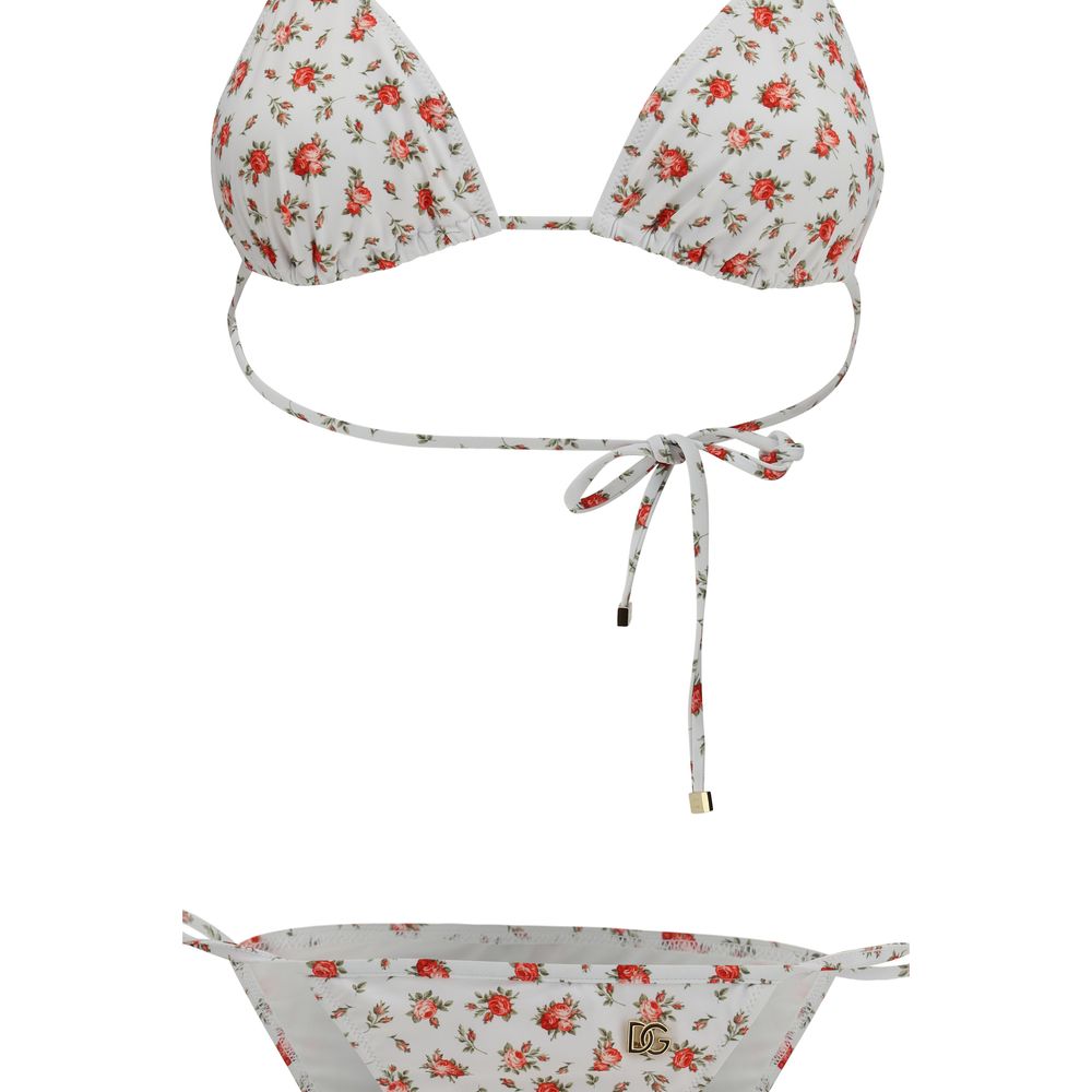 Dolce & Gabbana White Nylon Bikini