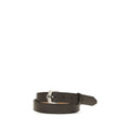 Fendi Brown Calf Leather Bos Taurus Regular Belt