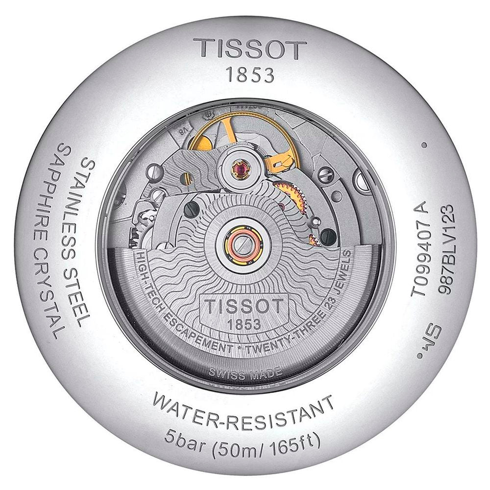 Tissot Gray Stainless Steel Dress Watch