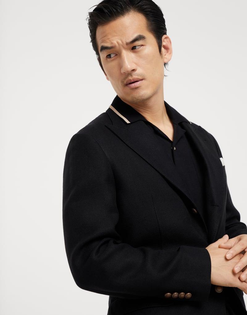 Brunello Cucinelli Black Linen Clothing