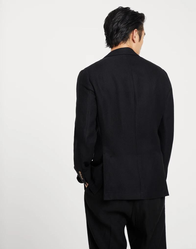 Brunello Cucinelli Black Linen Clothing