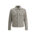 Brunello Cucinelli Bicolor Cotton Denim Jacket