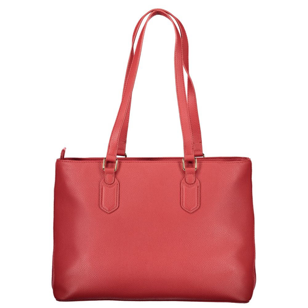 Mario Valentino Red Polyethylene Handbag