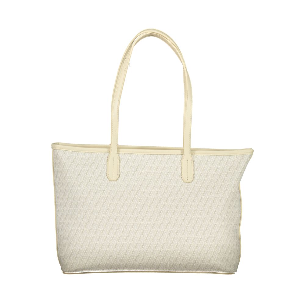 Mario Valentino Beige Polyethylene Handbag