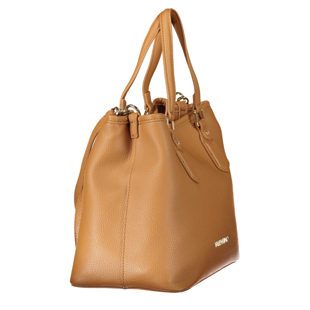 Mario Valentino Brown Polyethylene Handbag