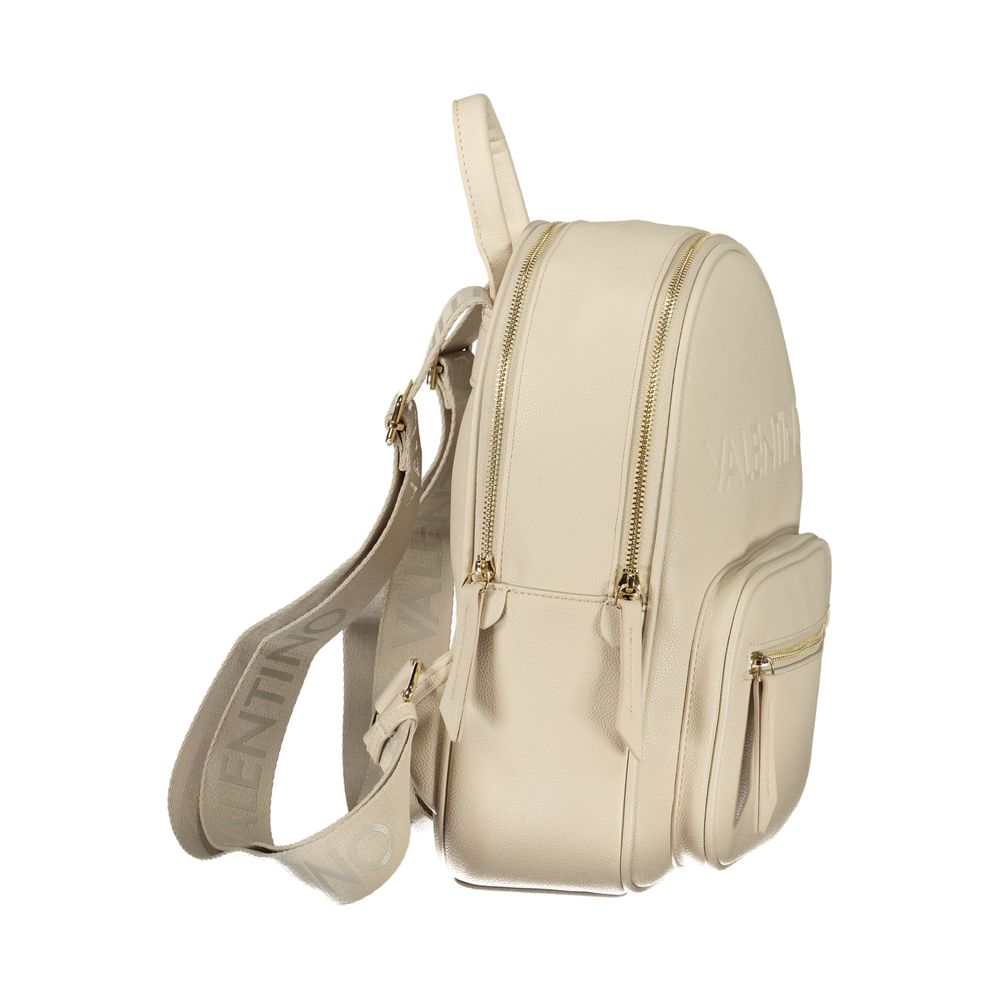 Mario Valentino Beige Polyethylene Backpack