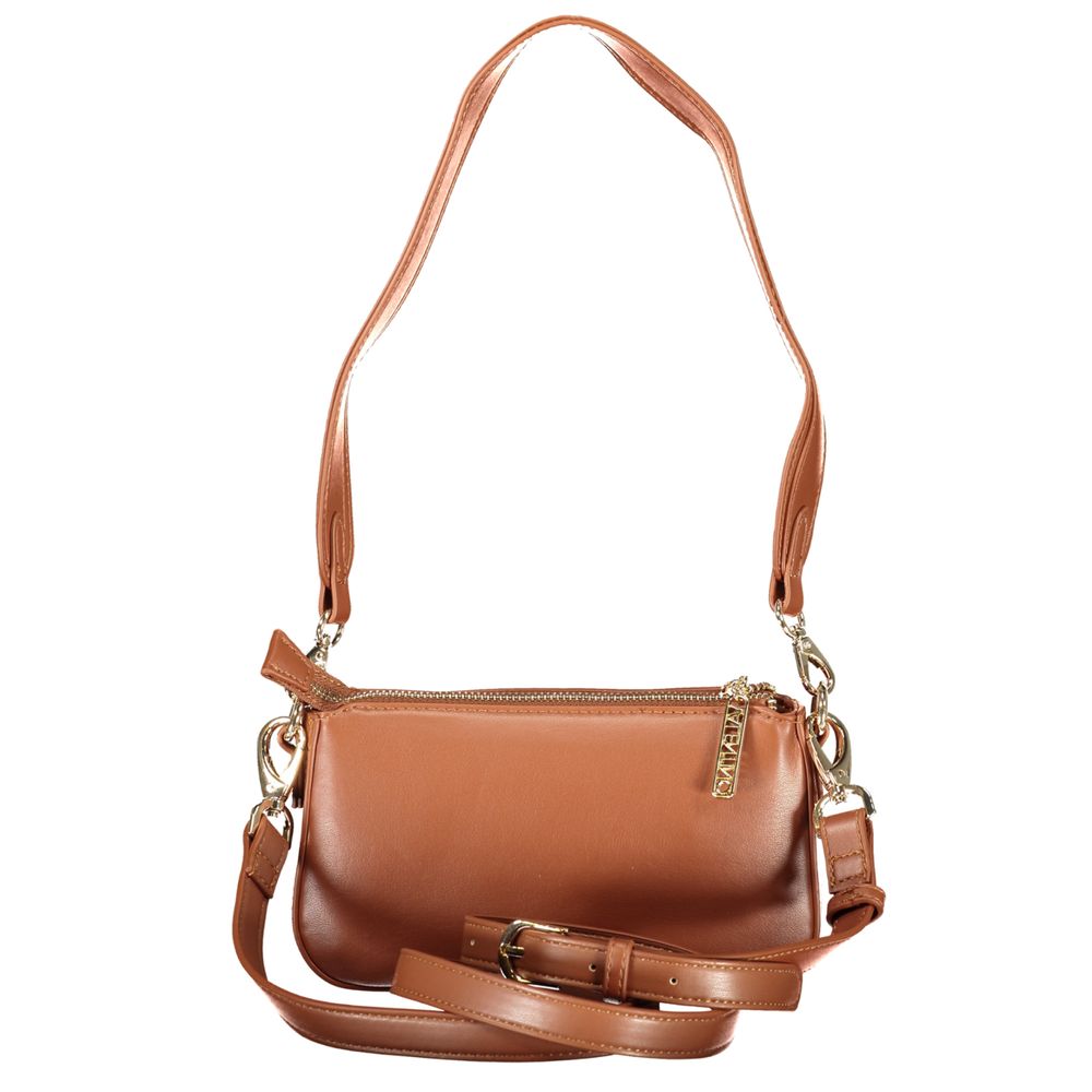 Mario Valentino Brown Polyethylene Handbag