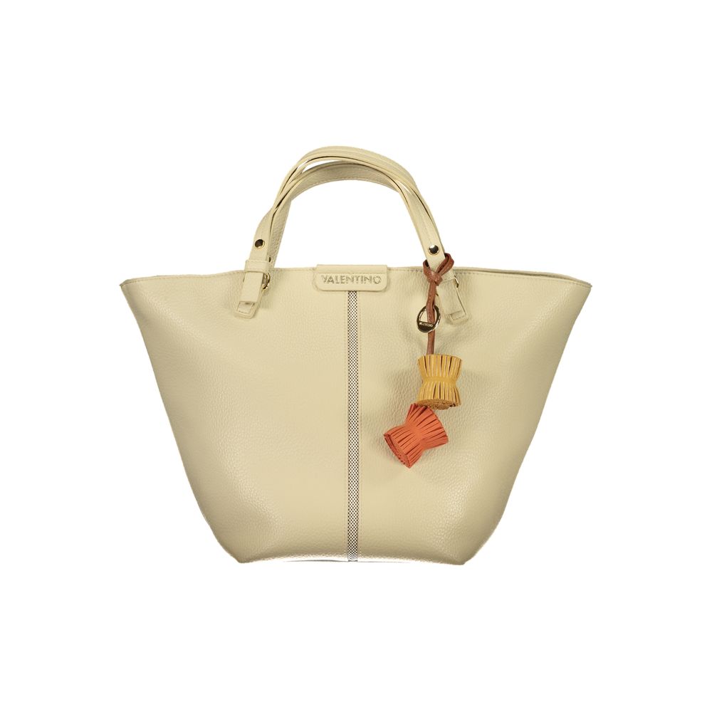 Mario Valentino Beige Polyethylene Handbag