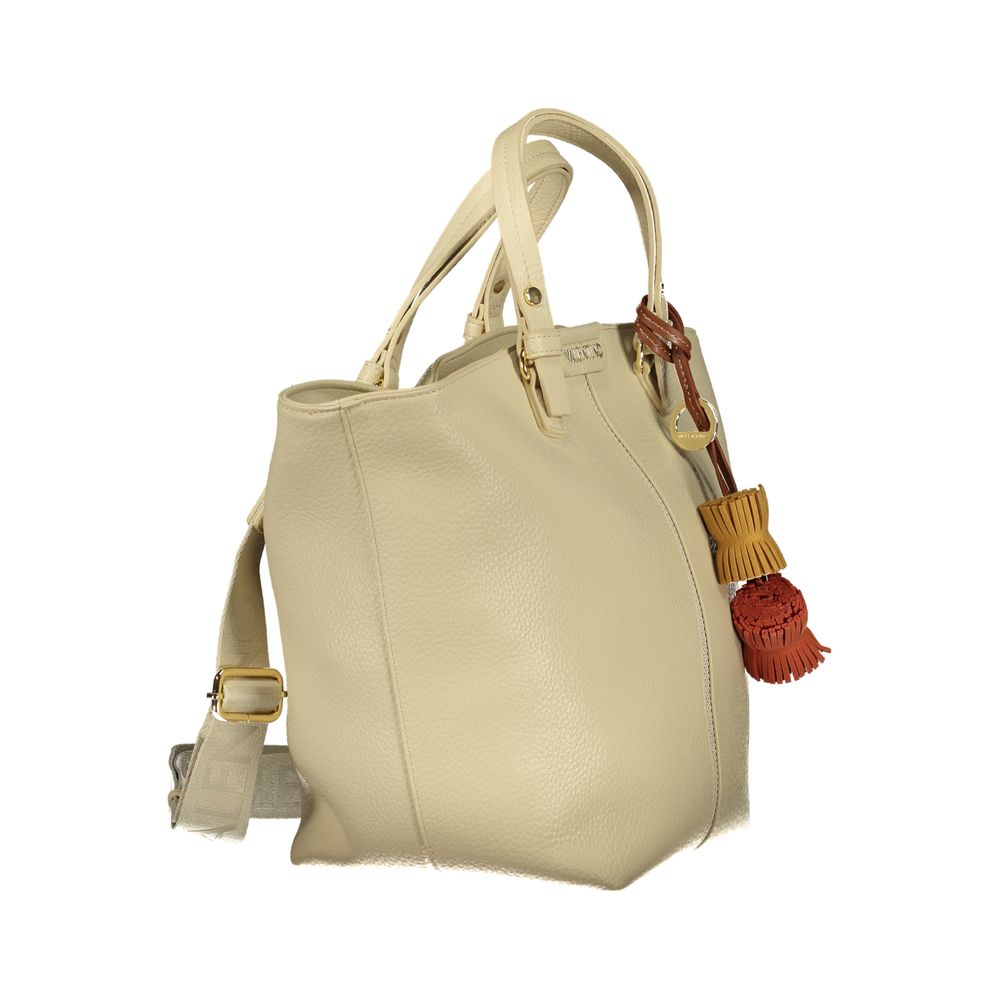 Mario Valentino Beige Polyethylene Handbag