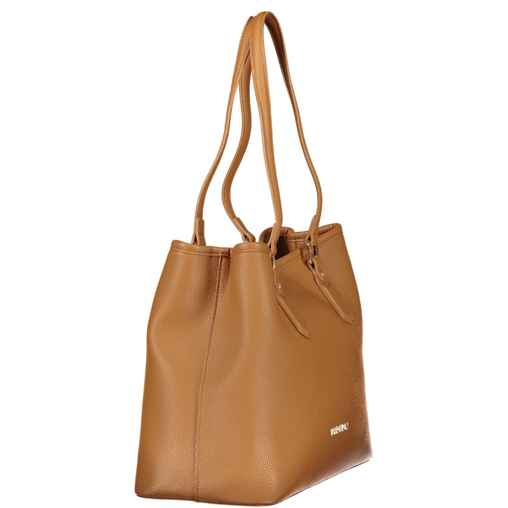 Mario Valentino Brown Polyethylene Handbag