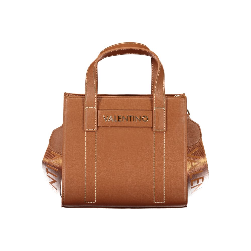 Mario Valentino Brown Polyethylene Handbag