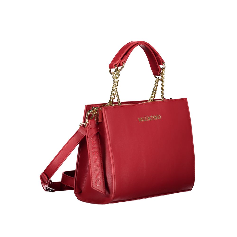 Mario Valentino Red Polyethylene Handbag