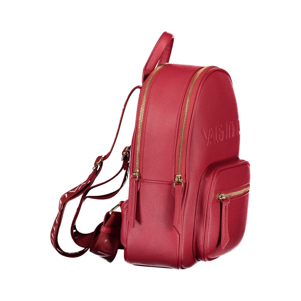 Mario Valentino Red Polyethylene Backpack