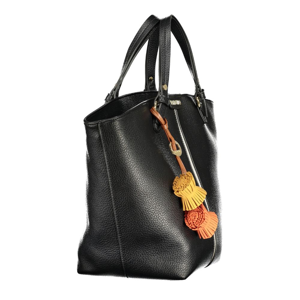 Mario Valentino Black Polyethylene Handbag