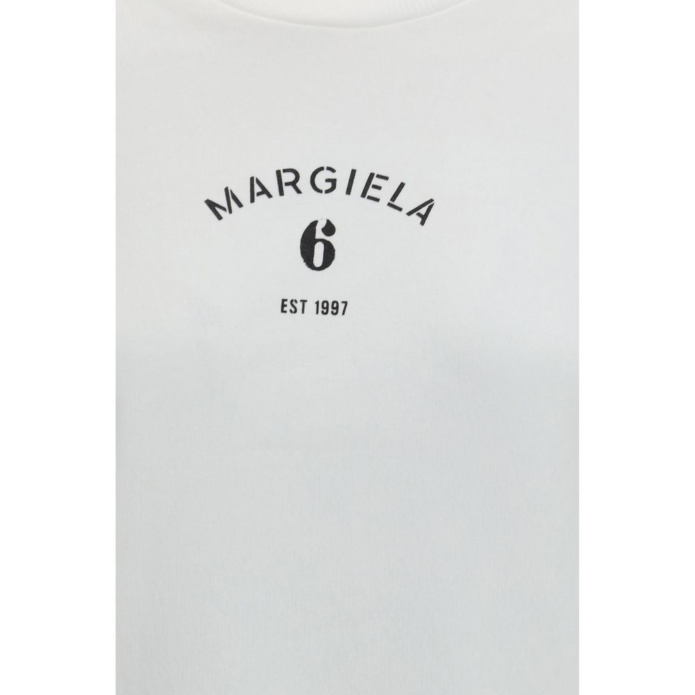 MM6 White Cotton Sweatshirt