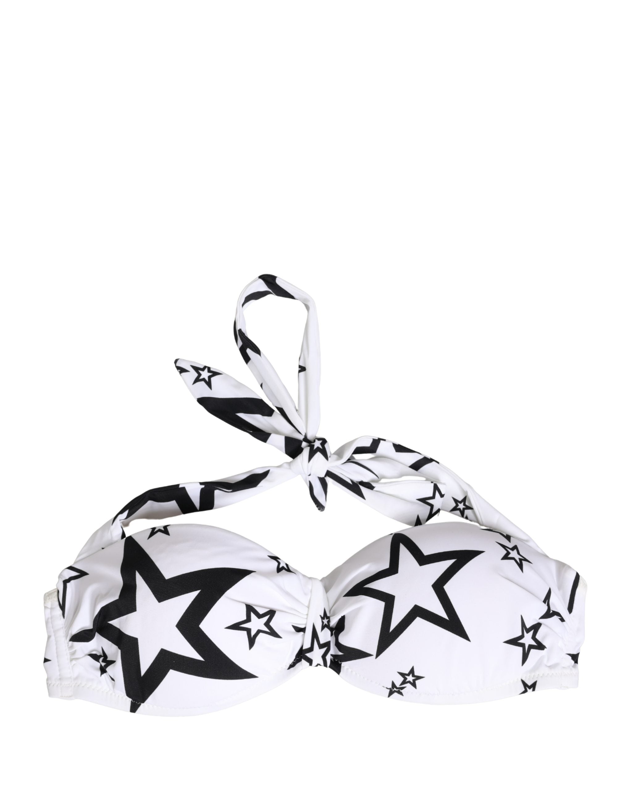 Dolce & Gabbana White Millennials Star Padded Bandeau Underwear